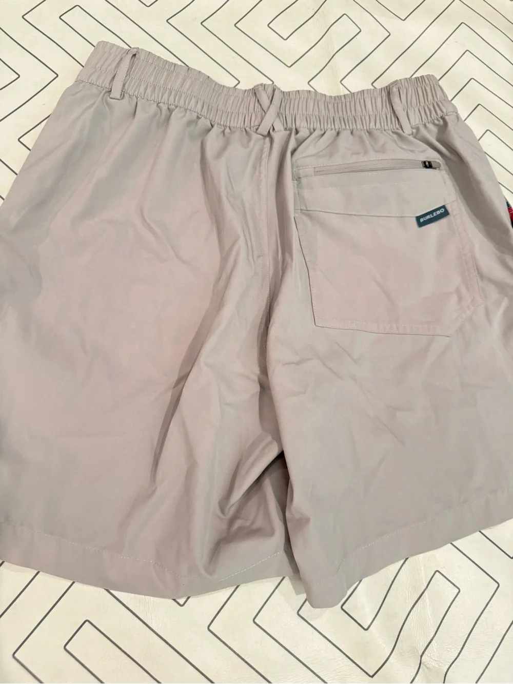 Burlebo Khaki Casual Performance Shorts
